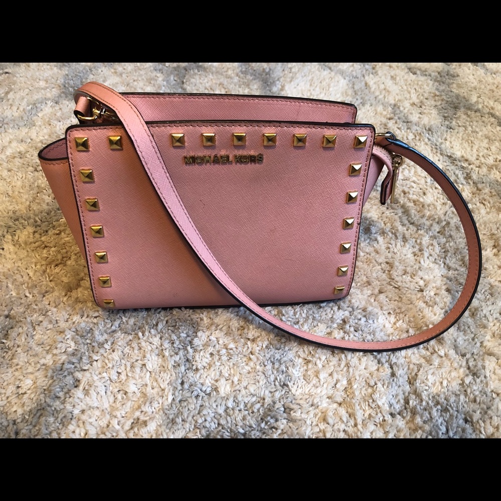 Michael Kors Selma Studded Messenger